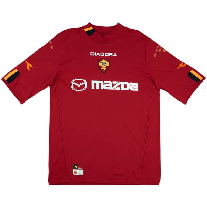 2003-04 Roma Home Shirt Totti #10 - 7/10 - (XL)