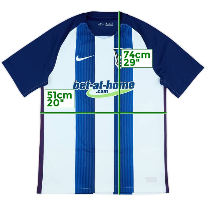 2016-17 Hertha Berlin Home Shirt - 4/10 - (M)