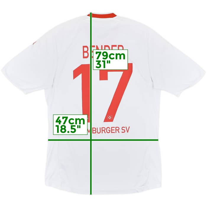 2009-10 Hamburg Home Shirt Bender #17 - 3/10 - (S)