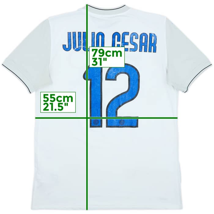 2009-10 Inter Milan GK S/S Shirt Julio Cesar #12 - 4/10 - (L)