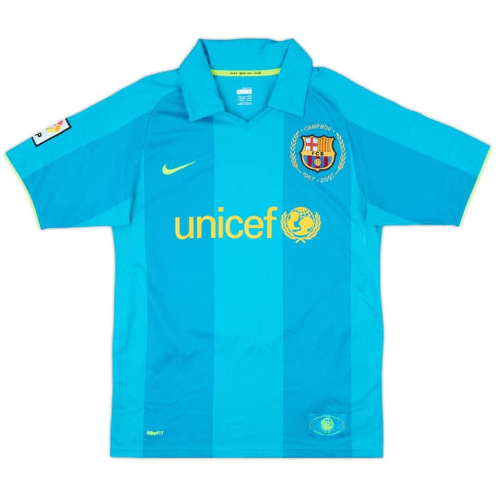 2007-09 Barcelona Away Shirt Ronaldinho #10 - 10/10 - (S)