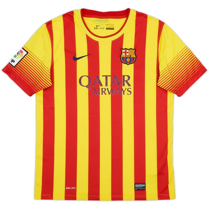 2013-15 Barcelona Away Shirt - 8/10 - (XL.Boys)