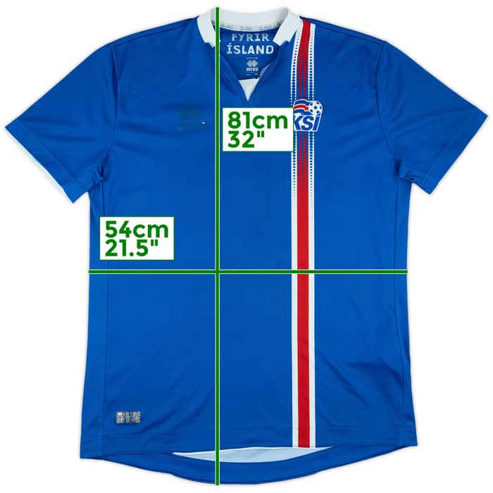 2016-18 Iceland Home Shirt - 4/10 - (XL)