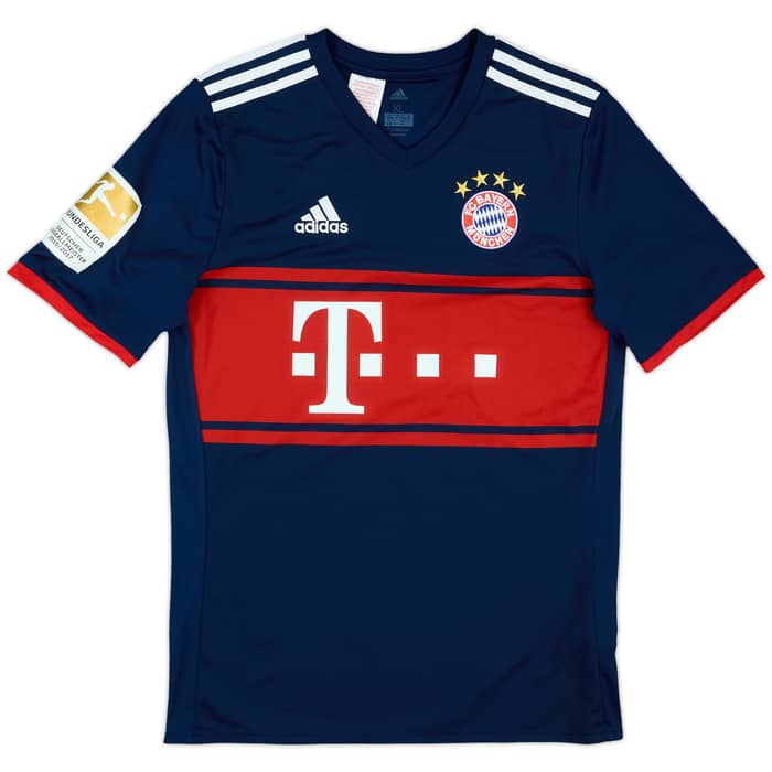 2017-18 Bayern Munich Away Shirt Lewandowski #9 - 4/10 - (XL.Boys)