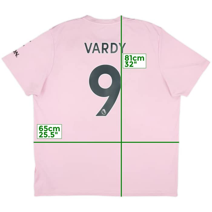 2019-20 Leicester Third Shirt Vardy #9 - 8/10 - (XXL)