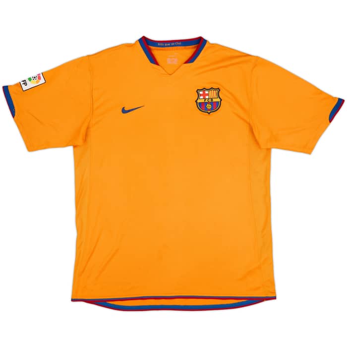 2006-08 Barcelona Away Shirt Ronaldinho #10 - 7/10 - (L)