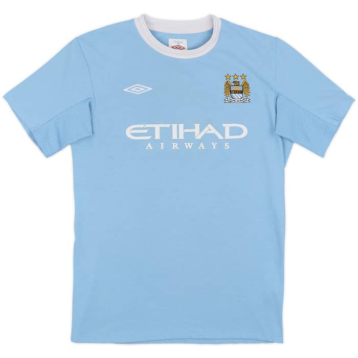 2009-10 Manchester City Home Shirt - 7/10 - (Women's M)