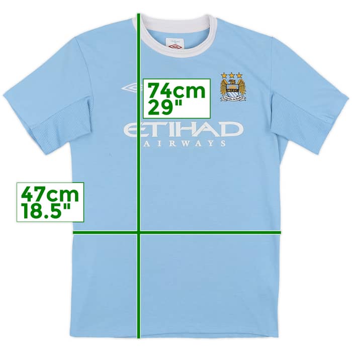 2009-10 Manchester City Home Shirt - 7/10 - (Women's M)