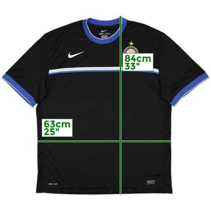 2011-12 Inter Milan Nike Training Shirt - 9/10 - (XXL)
