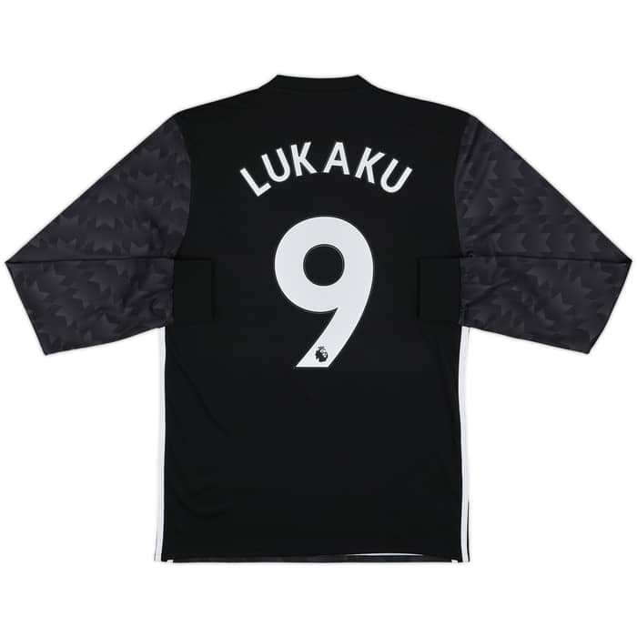 2017-18 Manchester United Away L/S Shirt Lukaku #9 - 8/10 - (S)