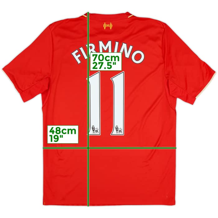 2015-16 Liverpool Home Shirt Firmino #11 - 9/10 - (S)