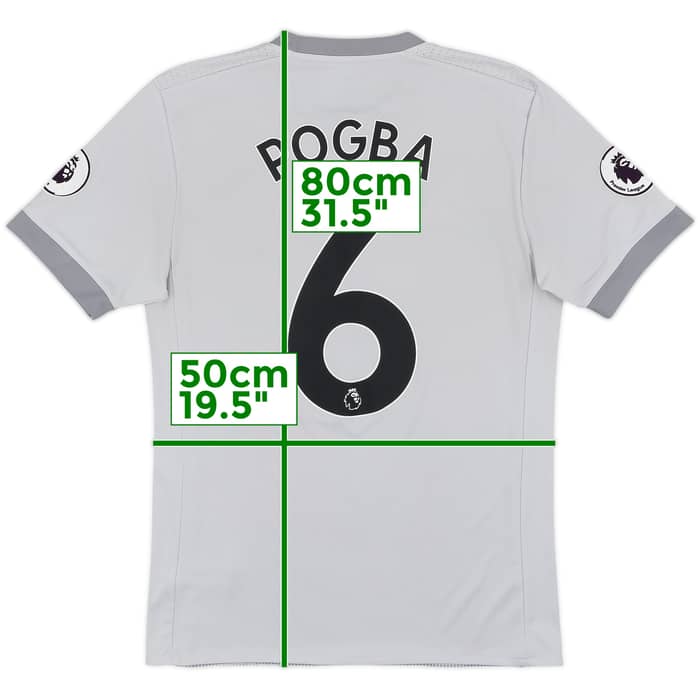 2017-18 Manchester United Third Shirt Pogba #6 - 8/10 - (S)