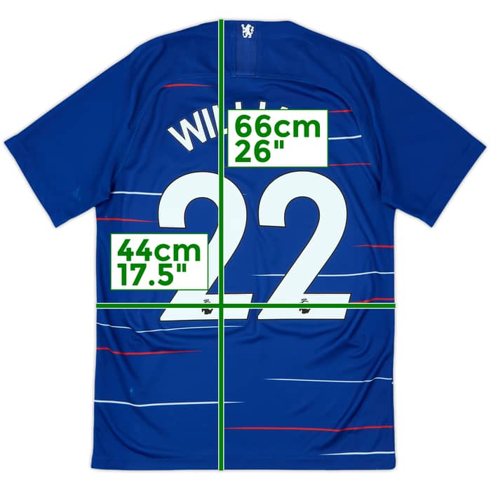 2018-19 Chelsea Home Shirt Willian #22 - 9/10 - (S)