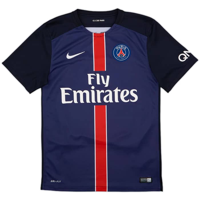 2015-16 Paris Saint-Germain Home Shirt Di Maria #11 - 8/10 - (S)