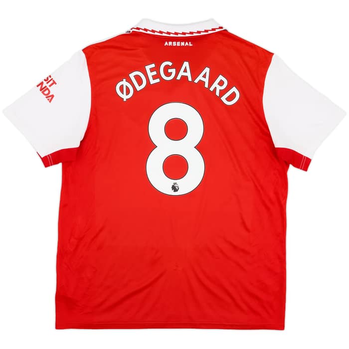 2022-23 Arsenal Home Shirt Odegaard #8 - 8/10 - (XL)