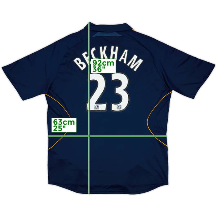 2007-08 LA Galaxy Away Shirt Beckham #23 - 4/10 - (XXL)