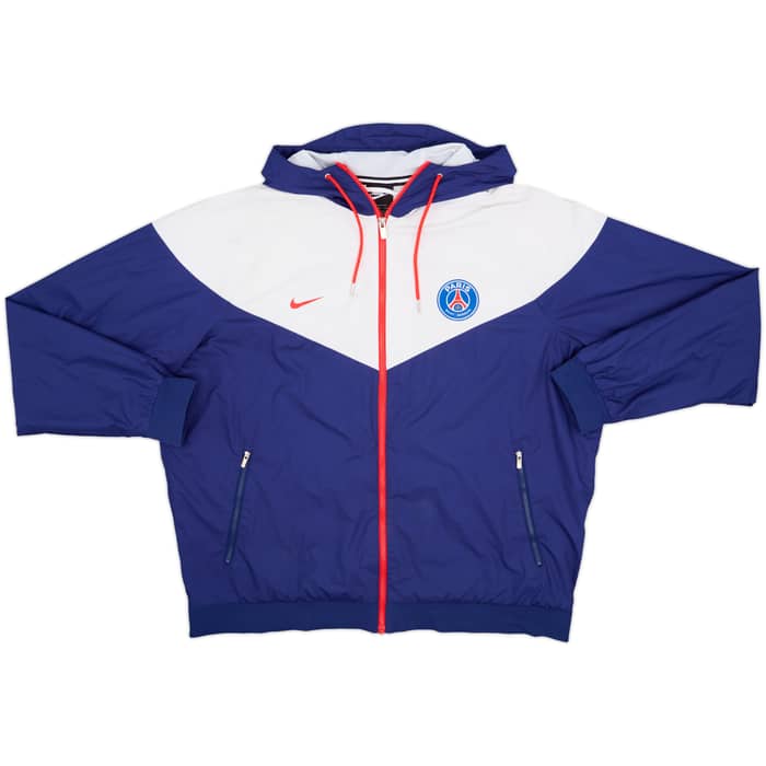 2018-19 Paris Saint-Germain Nike Hooded Rain Jacket - 8/10 - (XXL)