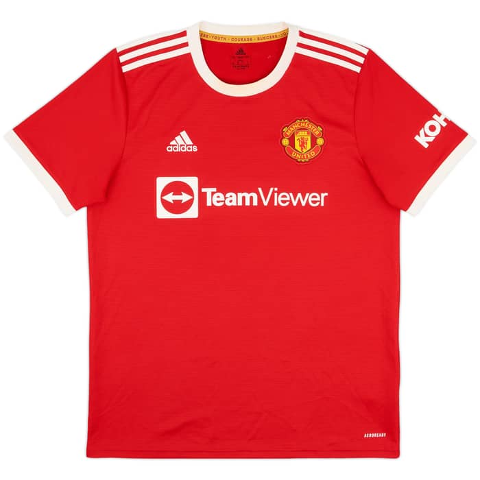 2021-22 Manchester United Home Shirt Pogba #6 - 7/10 - (L)
