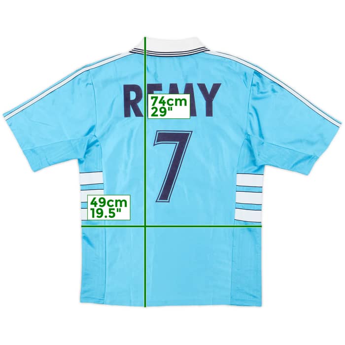 1998-99 Olympique Marseille Centenary Away Shirt Remy #7 - 8/10 - (M)