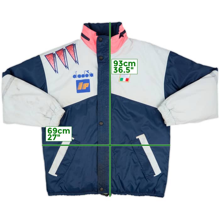 1992-94 Italy Diadora Padded Bench Coat - 6/10 - (XL)