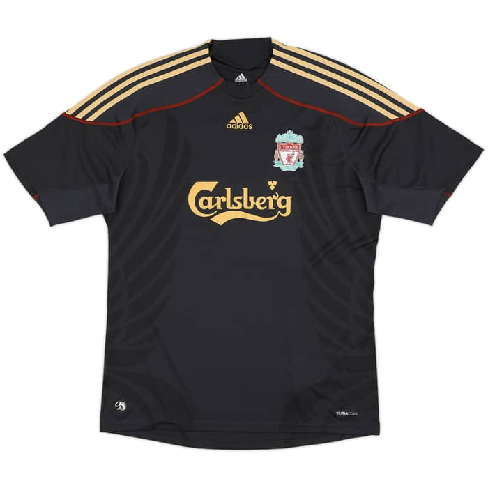 2009-10 Liverpool Away Shirt Gerrard #8 - 8/10 - (XL)
