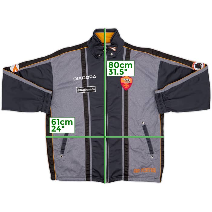1999-00 Roma Diadora Track Jacket - 9/10 - (XL)