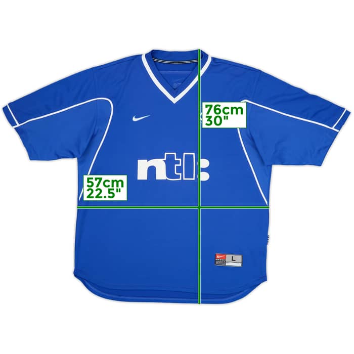 1999-01 Rangers Home Shirt - 8/10 - (L)