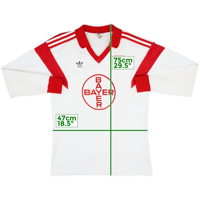 1986-87 Bayer Leverkusen Home L/S Shirt - 9/10 - (M)