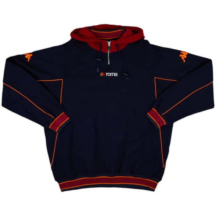 2002-03 Roma Kappa 1/4 Zip Sweat Top - 7/10 - (XL)