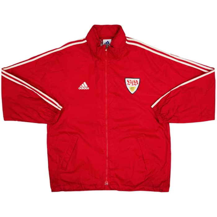 1998-00 Stuttgart adidas Hooded Rain Jacket - 4/10 - (L)