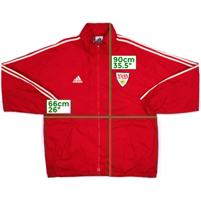 1998-00 Stuttgart adidas Hooded Rain Jacket - 4/10 - (L)