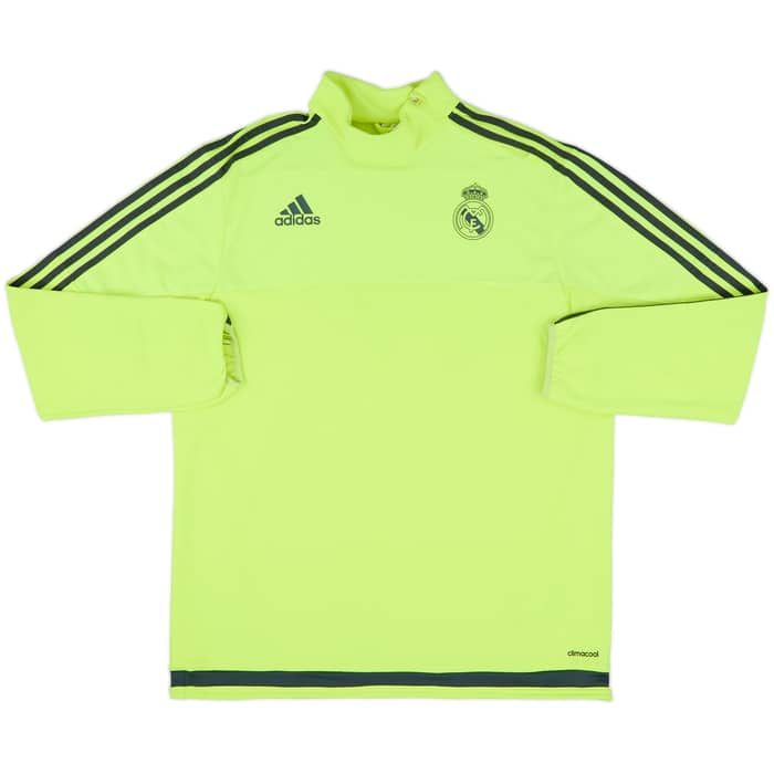 2015-16 Real Madrid adidas 1/4 Zip Drill Top - 8/10 - (L)