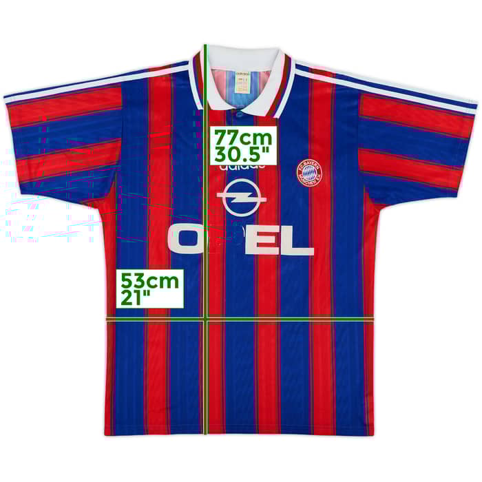 1995-97 Bayern Munich Home Shirt - 4/10 - (M)