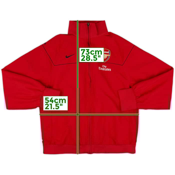 2008-09 Arsenal Nike Woven Track Jacket - 7/10 - (L)