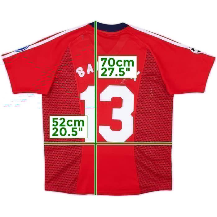 2002-03 Bayern Munich CL Shirt Ballack #13 - 4/10 - (XL.Boys)