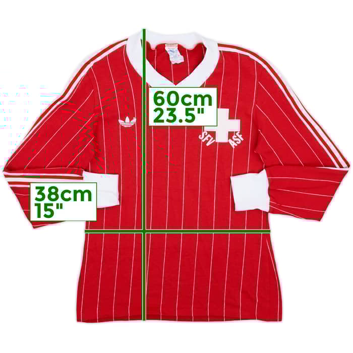1982-84 Switzerland Home L/S Shirt - 9/10 - (XS)