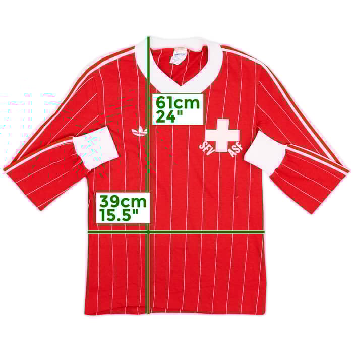 1982-84 Switzerland Home L/S Shirt - 9/10 - (XS)