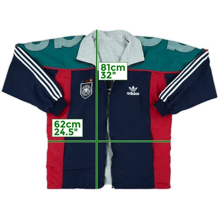 1992-93 adidas Reversible Track Jacket/Sweat Top (Germany) - 3/10 - (XL)