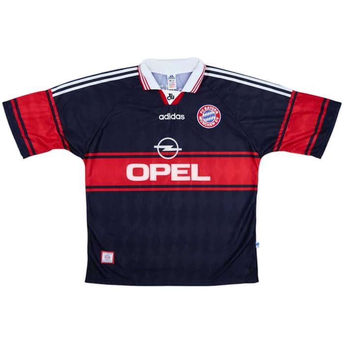 1997-99 Bayern Munich Home Shirt Elber #9 - 8/10 - (XL)
