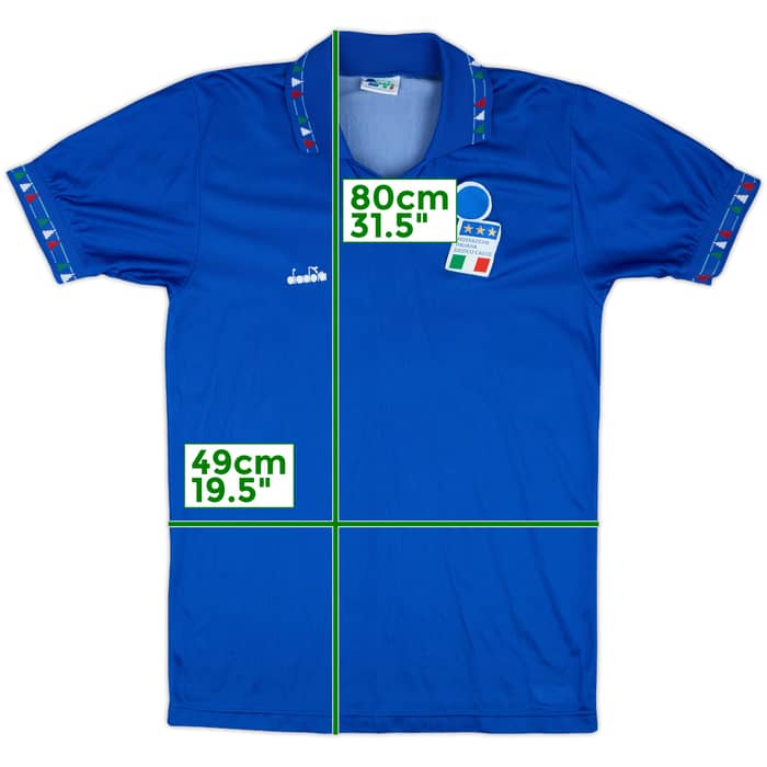 1992-93 Italy Home Shirt #9 - 8/10 - (M)