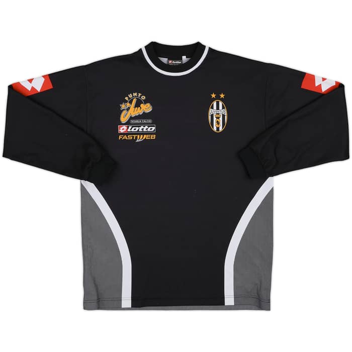 2001-02 Juventus 'Scuola Calcio' Lotto Training L/S Shirt - 8/10 - (M)