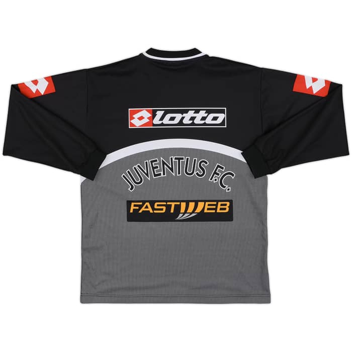 2001-02 Juventus 'Scuola Calcio' Lotto Training L/S Shirt - 8/10 - (M)