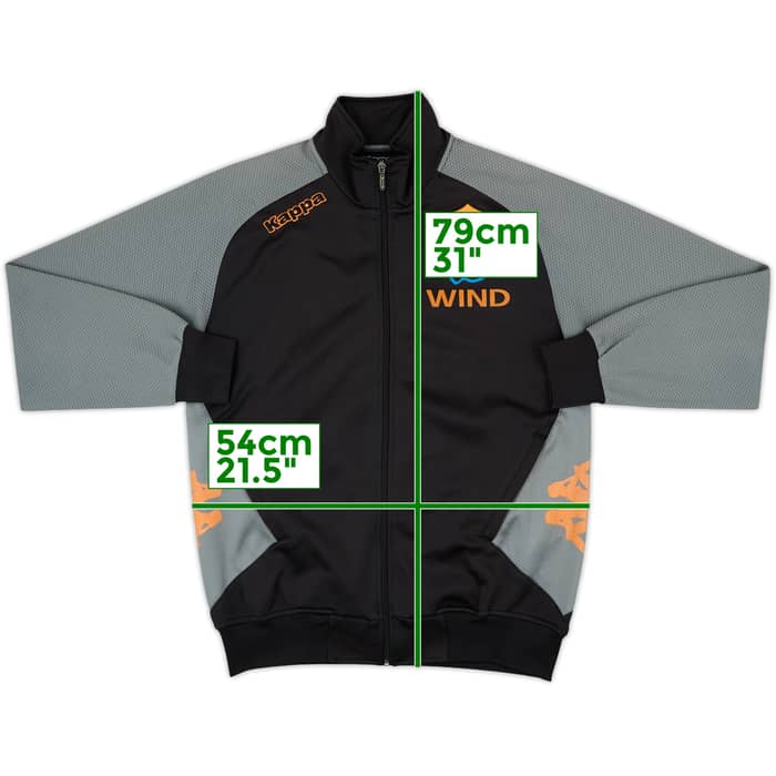 2011-12 Roma Kappa Track Jacket - 7/10 - (L)
