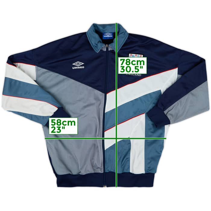 1995-97 England Umbro Track Jacket - 6/10 - (M)