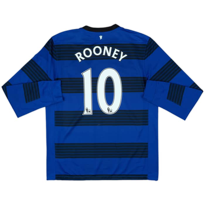 2011-13 Manchester United Away L/S Shirt Rooney #10 - 6/10 - (L)
