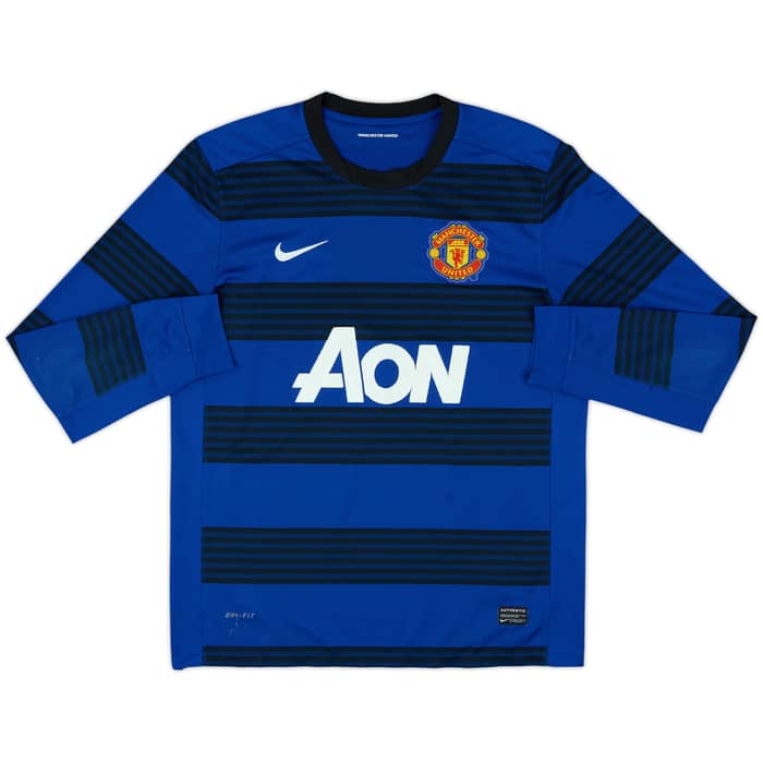 2011-13 Manchester United Away L/S Shirt Rooney #10 - 6/10 - (L)