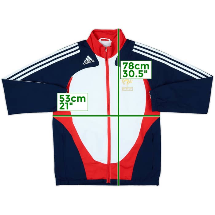 2007-08 France adidas Track Jacket - 9/10 - (M)