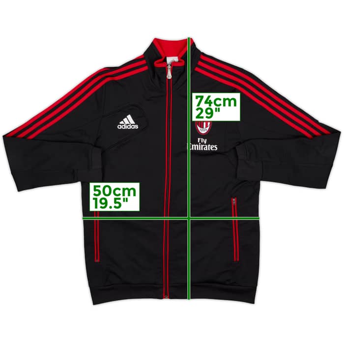 2012-13 AC Milan adidas Track Jacket - 8/10 - (XL.Boys)