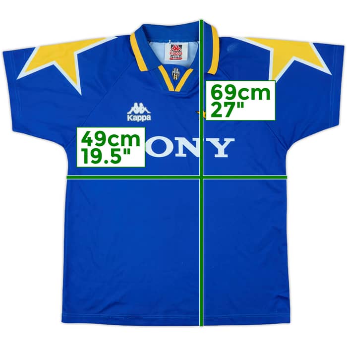 1995-96 Juventus Basic Away Shirt - 8/10 - (XL.Boys)