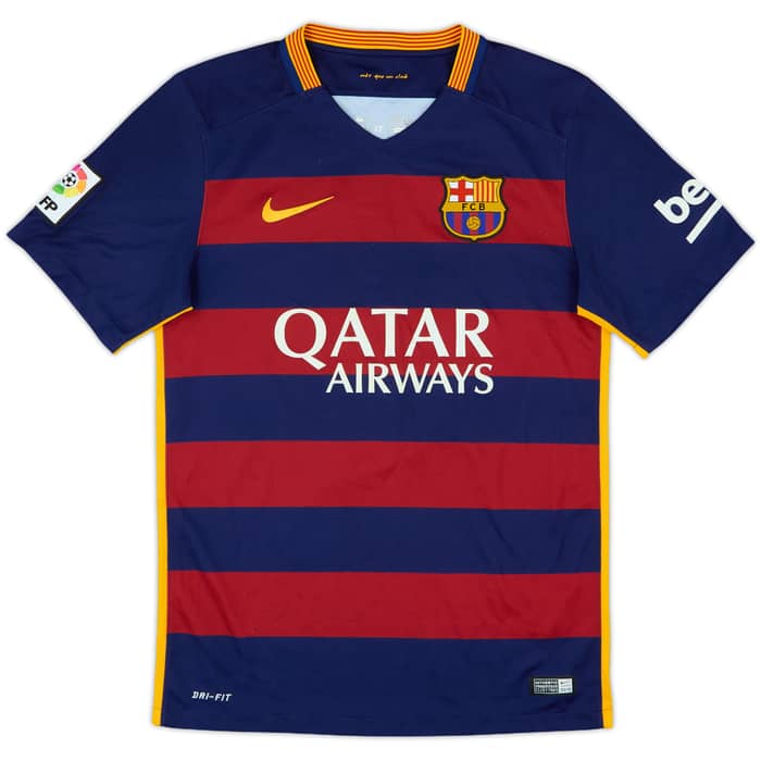2015-16 Barcelona Home Shirt Messi #10 - 8/10 - (S)